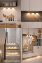 Rome Modern Self-Contained LED Light Fixture