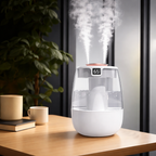 Lisbon Quiet Ultrasonic Humidifier with Adjustable Mist
