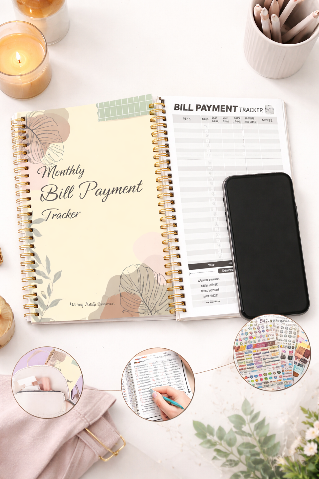 Kuala Lumpur Monthly Bill Payment Tracker Notebook