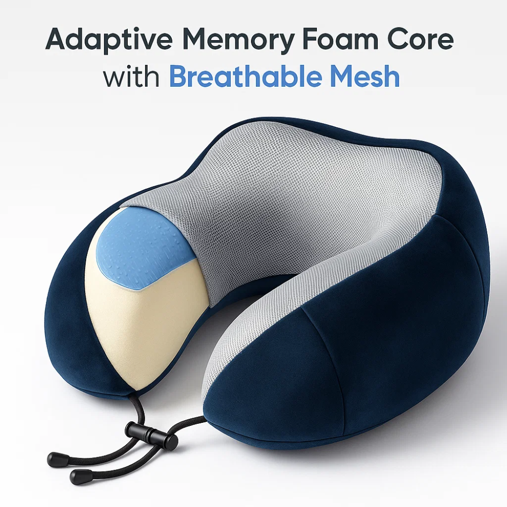 Cloudera Memory Foam Travel Pillow