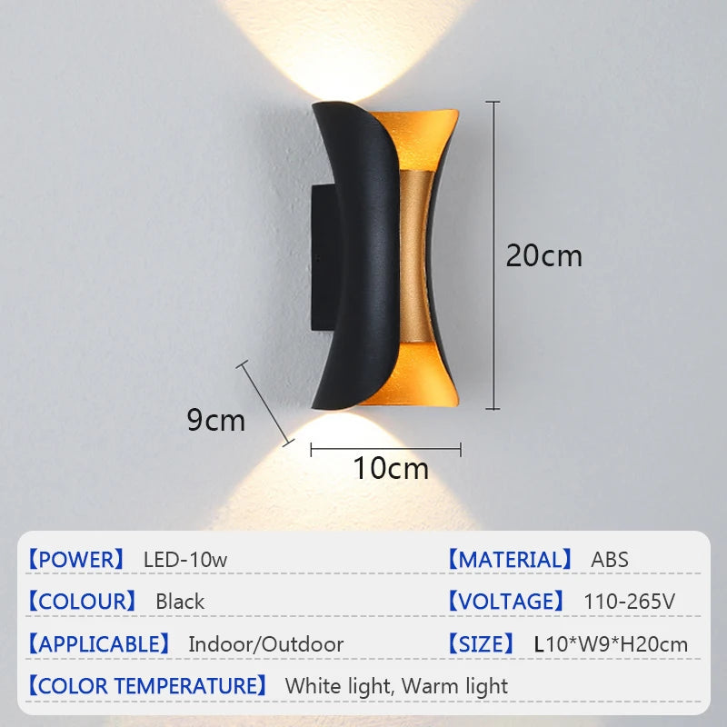 Niko LED Porch Garden Wall Lamp