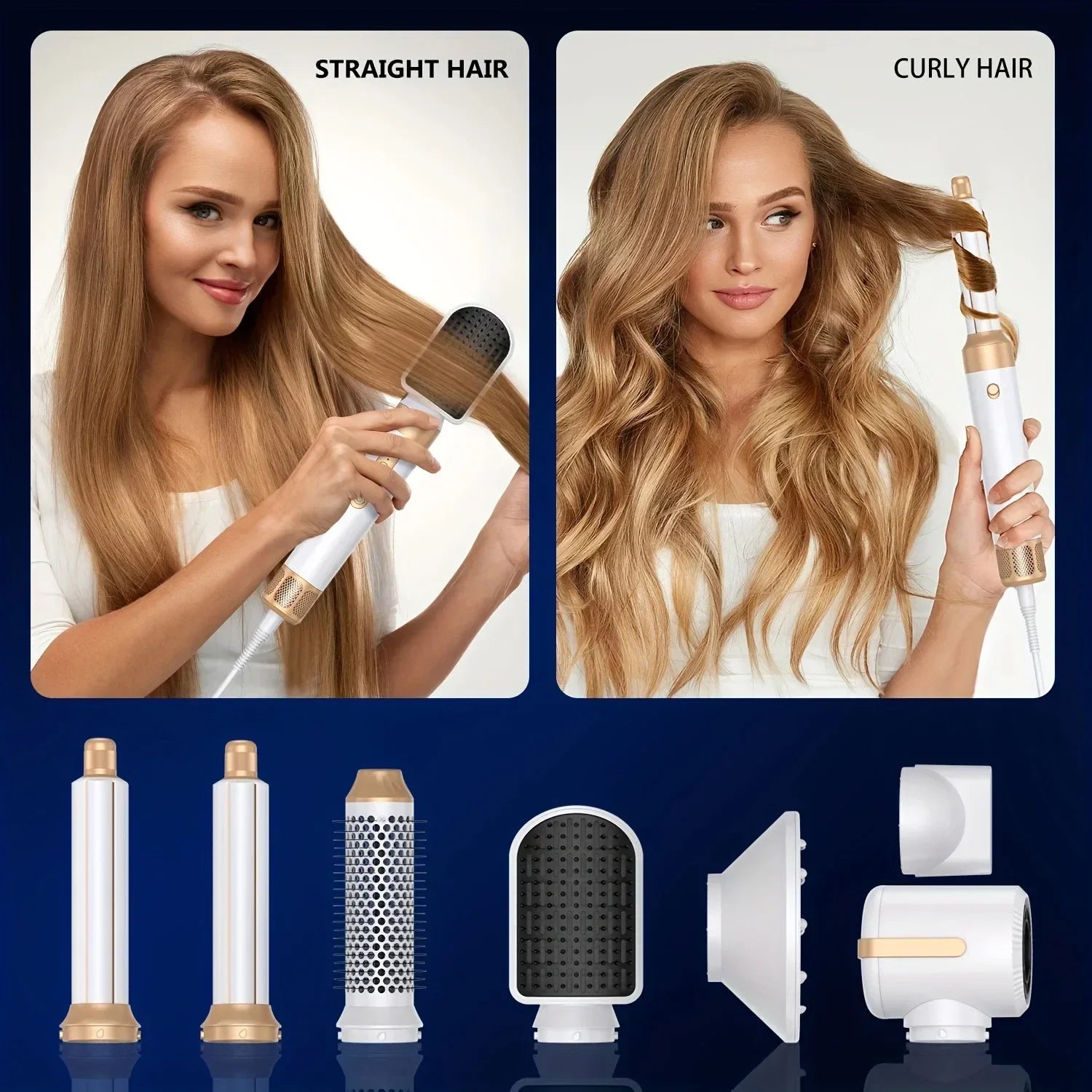 Leila 7 In 1  Multi-Styler Pro | All-in-One Hair Dryer & Styling Set