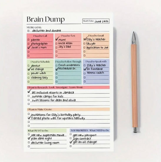Hong Kong Brain Dump Memo Pad