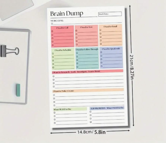 Hong Kong Brain Dump Memo Pad