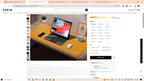 Melbourne Premium Leather Ergonomic Mouse Pad with Wrist Support