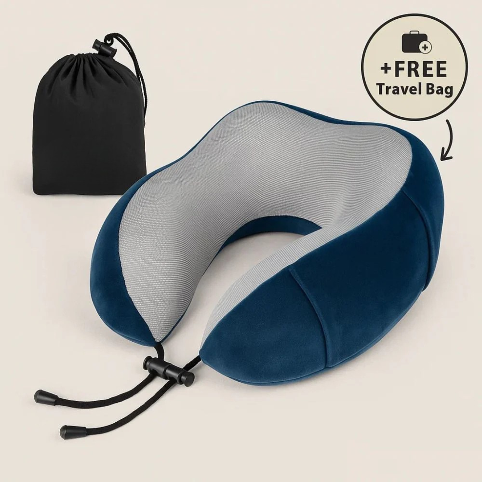 Cloudera Memory Foam Travel Pillow